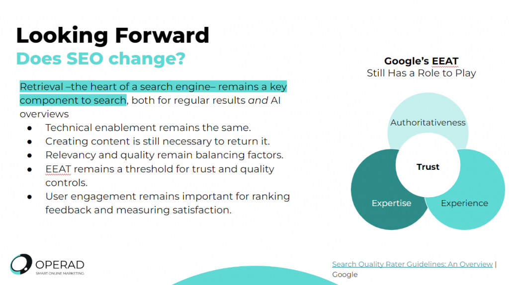 How doesSEO change in the era of AI in search